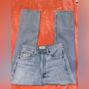 AGOLDE High-Rise Riley Straight Jeans